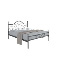 Steel Bed Frame Size 160 - Orbitrend FLORENCE-160 / Black